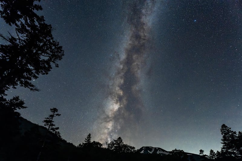 Milky Way Wedding Photo